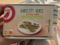 Mängden socker i Haricots verts extra-fins cueillis et rangés main