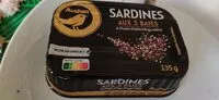 Mängden socker i Sardines à l'huile d'olive vierge extra et aux 5 baies AUCHAN