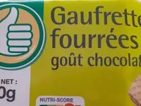 Mängden socker i Gaufrettes fourrées goût chocolat