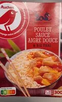 Mängden socker i Poulet sauce aigre douce et Riz thaï