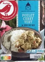Mängden socker i Recette Thaïlandaise Poulet curry vert et duo de riz