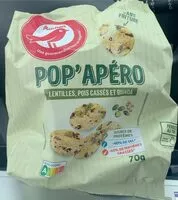 Mängden socker i Pop'apéro, lentilles, pois cassés et quinoa