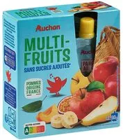 Mängden socker i Multifruits sans sucres ajoutés* *Contient des sucres naturellement présents