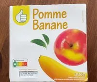 Mängden socker i Compote de pommes bananes allégée en sucres