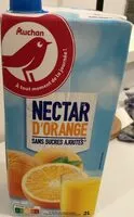 Mängden socker i Nectar d'orange sans sucres ajoutes*