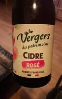 Mängden socker i Cidre Rosé - Vergers du patrimoine 75cl