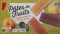Mängden socker i Pâtes de Fruits saveurs