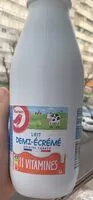 Mängden socker i Auchan lait 1/2 ecreme 11 vitamines bouteille 1l