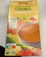 Mängden socker i Velouté de légumes et vermicelles