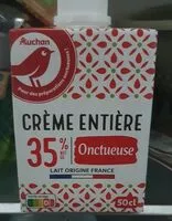 Mängden socker i Crème entière onctueuse35% mat. gr.