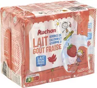Mängden socker i Lait goût fraise