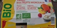 Mängden socker i Yaourt aux fruits avec morceaux biologique (fraise, abricot, poire, framboise)