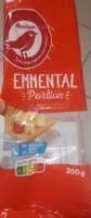 Mängden socker i Emmental Portionsel réduit de 30%**Par rapport à un emmental standard du marché