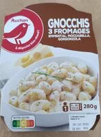 Mängden socker i Gnocchis 3 fromages, emmental, mozzarella, gorgonzola