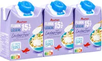 Mängden socker i Crème Fluide Légère Sans Lactose 15% Mat. Gr