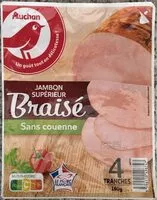 Mängden socker i Jambon Supérieur Sans Couenne Braisé