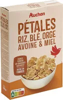 Mängden socker i Petales riz blé orge avoine et miel