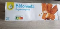 Mängden socker i Bâtonnets de poisson panés
