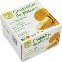 Mängden socker i Croquettes de poisson Ail et Fines herbes