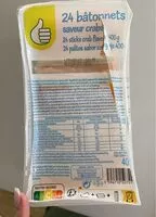 Mängden socker i 24 Bâtonnets saveur crabe