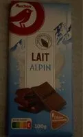 Mängden socker i Auchan chocolat au lait