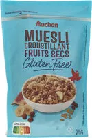 Mängden socker i Muesli croustillant fruits secs sans gluten