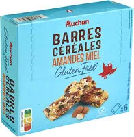 Mängden socker i Barres cereales amandes miel