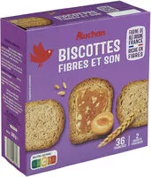 Mängden socker i Biscottes complète fibres et son