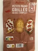 Mängden socker i Petits Pains Grillés complet
