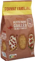 Mängden socker i Petits Pains Grillés complet sachet familial