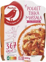 Mängden socker i POULET TIKKA MASSALA, riz basmati