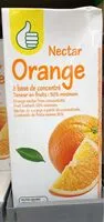 Mängden socker i Nectar d'orangeà base de concentréteneur en fruit : 50% minimum
