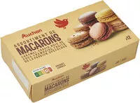 Mängden socker i Assortiment de macarons : caramel, cassis, noix de coco, framboise, fruits de la passion, spéculoos