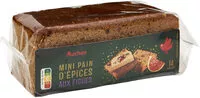 Mängden socker i Mini pain d'épices au figues 150g