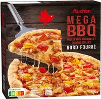 Mängden socker i Bord fourré Mega BBQ poulet rôti, poivrons et oignons grillés