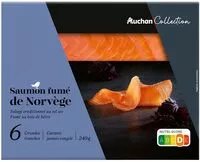 Mängden socker i Saumon fumé de Norvège - salage traditionnel au sel sec - fumé au bois de hêtre