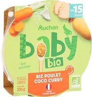 Mängden socker i Riz Poulet Coco Curry