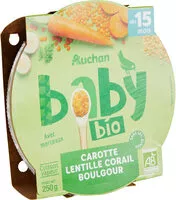 Mängden socker i Carotte Lentille Corail Boulgour