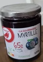 Mängden socker i Confiture La Gourmande Myrtilles