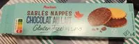 Mängden socker i Auchan sans gluten sables nappes chocolat au lait x4 150g