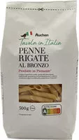 Mängden socker i Spaghetti Macaroni Penne rigate Torsades Fusilli Farfalle Mezze maniche Al Bronzo