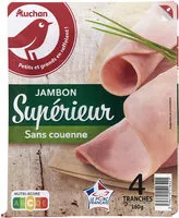 Mängden socker i Jambon supérieur sans couenne