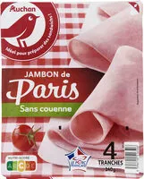 Mängden socker i Jambon de Paris sans couenne