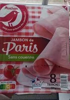 Mängden socker i Jambon de Paris sans couenne