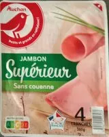 Mängden socker i Jambon supérieur sans couenne