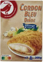Mängden socker i CORDON BLEU DINDE 2 fromages emmental, bleu