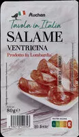 Mängden socker i Salame ventricina