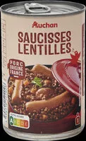 Mängden socker i Saucisses aux lentilles