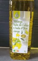 Mängden socker i Mélange huile de colza et huile d'olive vierge