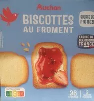 Mängden socker i Biscotte au froment